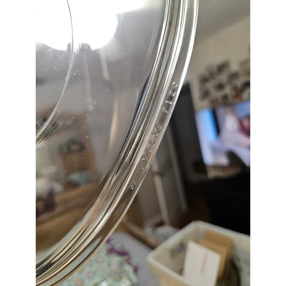 Vintage Pyrex Replacement Lid Pyrex F12C Clear 9.75